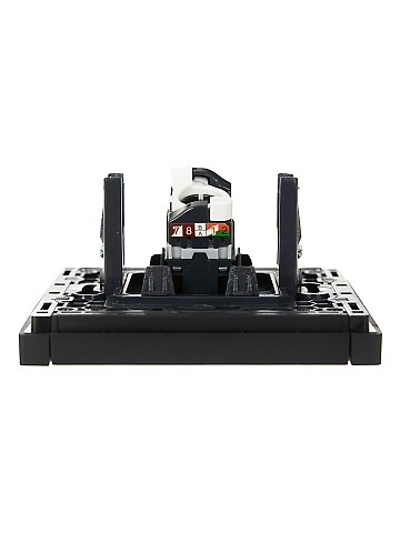 IEK FORTE&PIANO Черный Розетка комп. RJ45 кат.5E FP132
