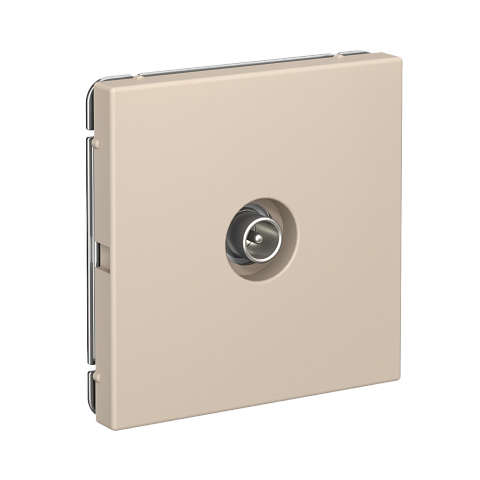 Systeme Electric ArtGallery Песочный TV Розетка проходная 4DB, механизм