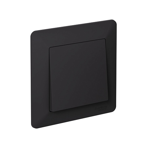 Systeme Electric AtlasDesign Air Карбон/дымчатый черный Рамка 1-ая