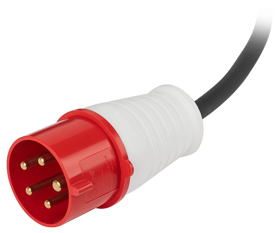 ЭРА Удлинитель силовой IND380-RM-1e-5x4-30m-IP44 на 380В на катушке 1 розетка CEE 5P 30м КГ 5х4 32A IP44