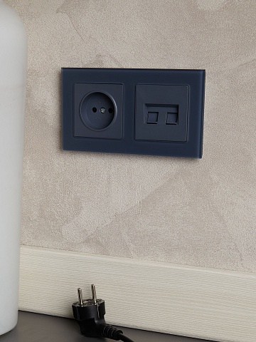 IEK BRITE DECOR Маренго матовый стекло Рамка 2-мест. РУ-2-2-Бр