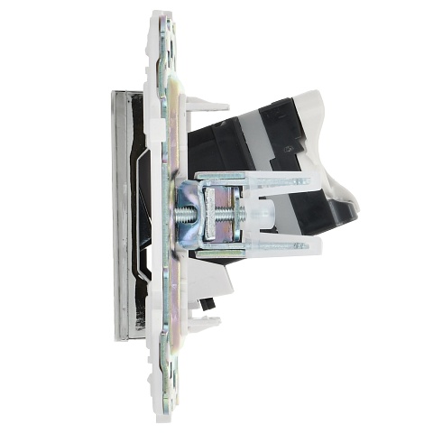 IEK SKANDY Никель Розетка компьютерная RJ45 кат.5E SK-K01N