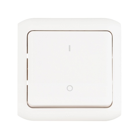 Legrand Quteo Белый Выключатель двухполюсный IP44