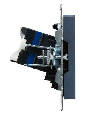 IEK BRITE BASE Маренго Розетка комп. RJ45 кат.6 РК11-БрМ