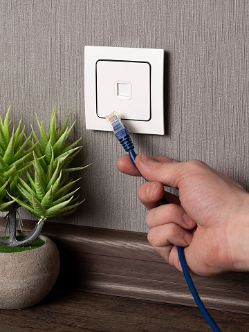 EKF PROxima Стокгольм Белый Розетка RJ-45
