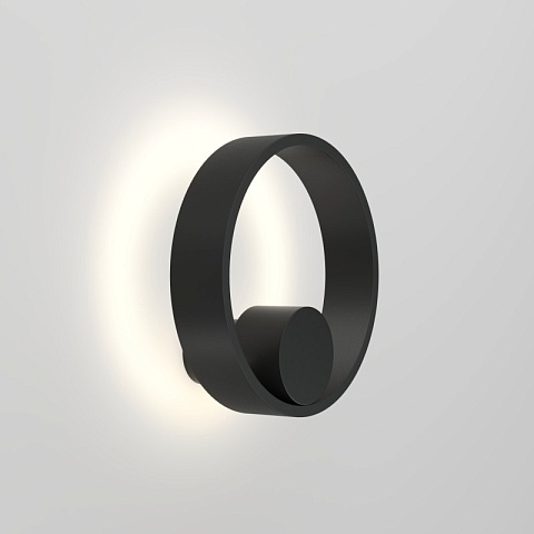 Denkirs DK5060-BK Бра ORBIT, IP20, 3000К, LED, 10 Вт, черный матовый, алюминий