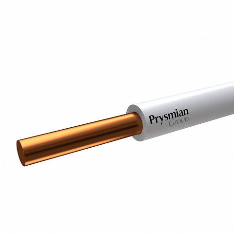 Провод установочный ПуВнг(А)-LS 1х2,5 ГОСТ (белый, РЭК-Prysmian)