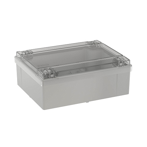 DKC Коробка ответвит. с гладкими стенками, прозрачная, IP56, 300х220х120мм
