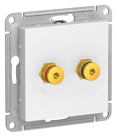 Systeme Electric AtlasDesign Лотос Розетка аудио двойная