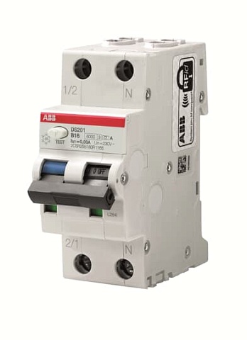 ABB Выключатель автоматический дифференциального тока DS201 B16 AC30
