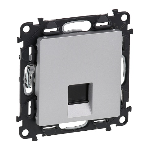 Legrand Valena LIFE DIY Алюм Розетка комп(RJ45) 1-ая 6 кат UTP
