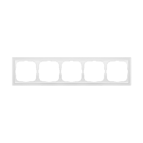 Systeme Electric ArtGallery Pure Органическое стекло Белый Рамка 5-ая