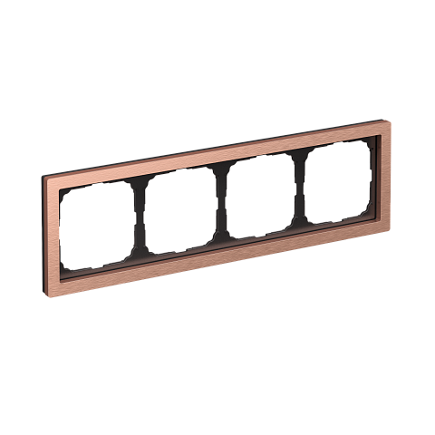 Systeme Electric ArtGallery Pure Металл Медь Рамка 4-ая