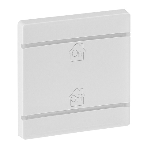 Legrand Valena LIFE Бел MyHome Накладка для мех. BUS/SCS.С символом "GEN-On-Off".2 модуля