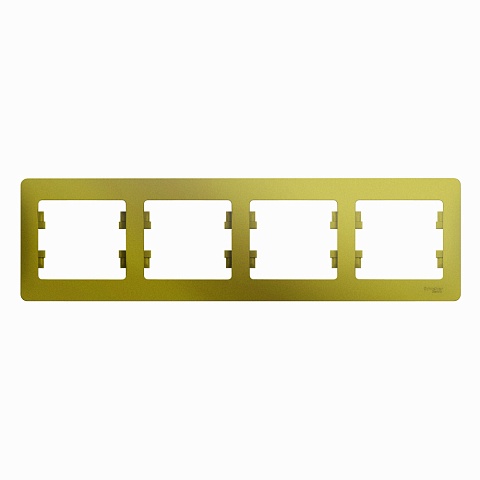 SE Glossa Фисташковый Рамка 4-ая, горизонтальная