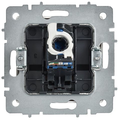 IEK BRITE Роз. комп. RJ45 кат.6 РК11-БрАБ а/б