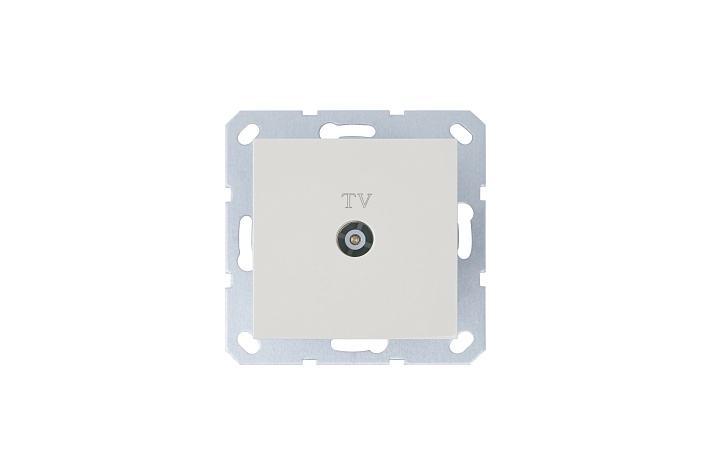 Jasmart G Слоновая кость Розетка TV Φ9.5mm оконечная