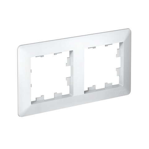Systeme Electric AtlasDesign Air Белый/дымчатый белый Рамка 2-ая