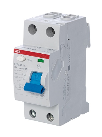 ABB F202AC УЗО 2P 25A 30mA (AC)
