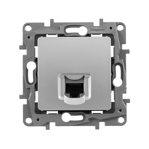 Legrand Etika Алюминий Розетка компьютерная RJ45, категория 5е UTP