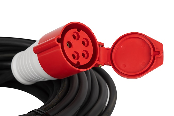 ЭРА Удлинитель силовой IND380-U-1e-5x2,5-30m-IP44 на 380В в бухте 1 розетка CEE 5P 30м КГ 5х2,5 32A IP44
