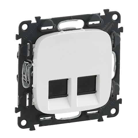 Legrand Valena ALLURE DIY Бел Розетка комп(RJ45) 2-ая 6 кат UTP