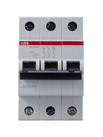 ABB Выключатель автоматический 3-полюсной SH203L B50