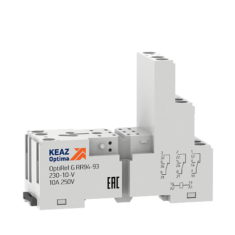 КЭАЗ Розетка для реле OptiRel G RR94-94-230-7-V