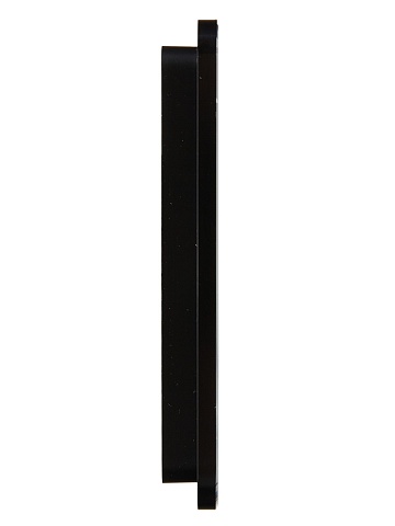 IEK BRITE DECOR Черный/алюм металл. скругл.угол Рамка 2-м РУ-2-1-Бр RE AL