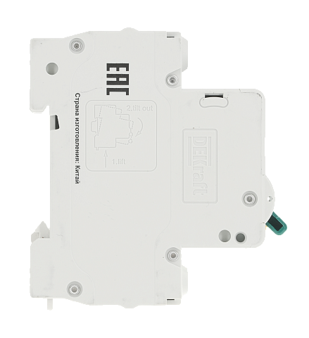 DEKraft АВДТ 1P+N 16А 10мА A х-ка C ДИФ-103 4.5кА