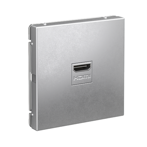 Systeme Electric ArtGallery Алюминий Розетка HDMI, 16А, механизм