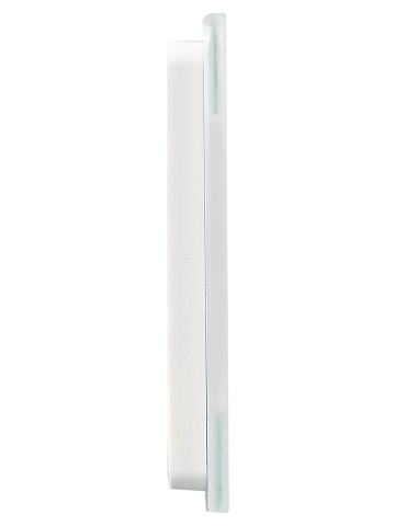 IEK BRITE DECOR Белый матовый стекло скругл.угол Рамка 4-м РУ-4-2-Бр RE