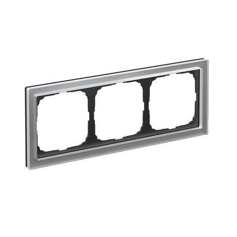 Systeme Electric ArtGallery Pure Органическое стекло Алюминий Рамка 3-ая