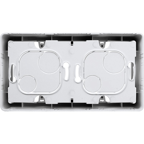 Legrand INSPIRIA Белый Коробка накладного монтажа - 2 поста