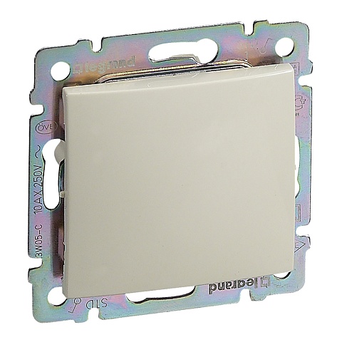 Legrand Valena Крем Переключатель 1-клавишный IP44