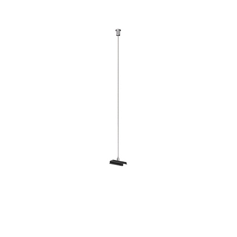 Denkirs TR2126-BK Механический подвес, для трека SMART, серия Base, IP20, 1.5м, черный, алюминий