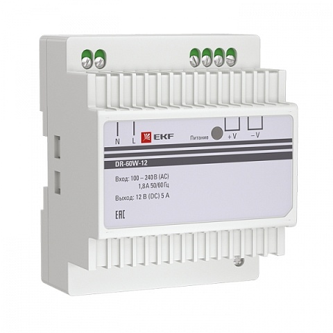 EKF PROxima Блок питания 12В DR-60W-12