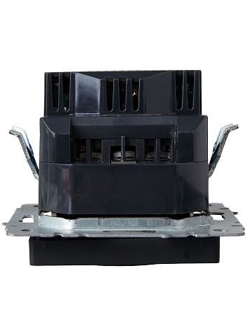 IEK BRITE Роз. с з/к/ш 16А с USB A+A 3,1А РЮш10-2-БрГ граф.
