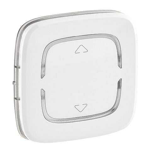 Legrand Valena ALLURE Бел MyHome Накладка механизма BUS/SCS.С символом "Вверх-вниз", 2 мод