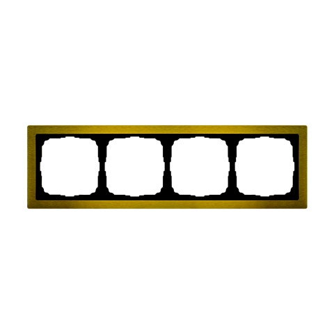 Systeme Electric ArtGallery Pure Металл Золото Рамка 4-ая
