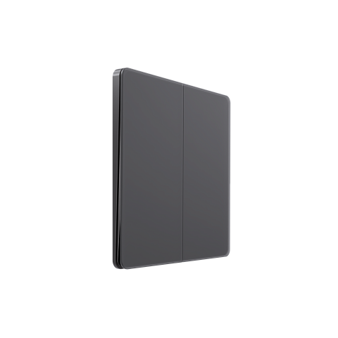 Systeme Electric Systeme Infinity Вулканический пепел Переключатель перекрестный 2-клавишный, 10А