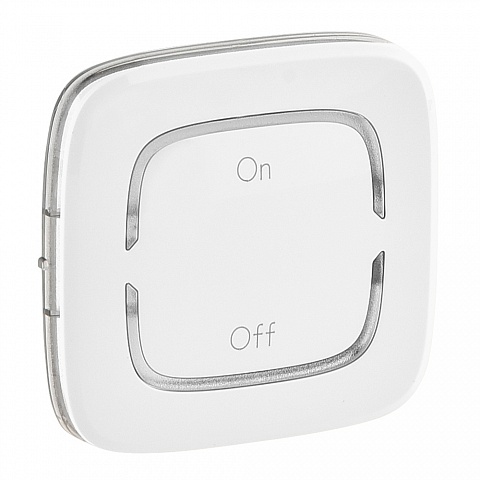Legrand Valena ALLURE Бел MyHome Накладка механизма BUS/SCS.С символом "On-Off", 2 мод