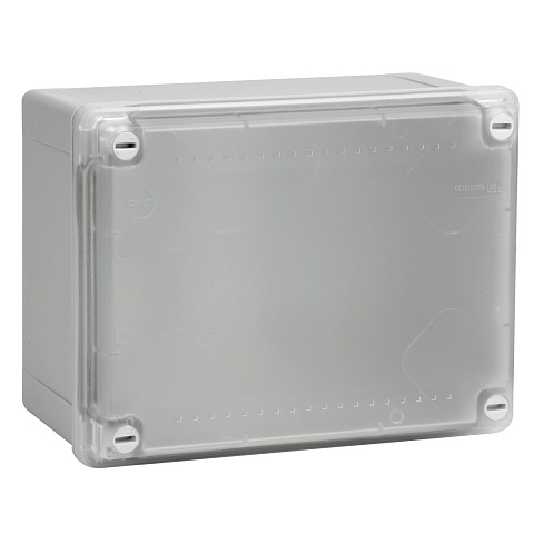DKC Коробка ответвит. с гладкими стенками, прозрачная, IP56, 120х80х50мм