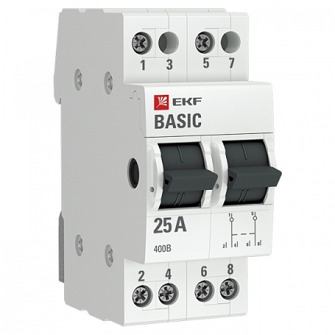 EKF Basic Трехпозиционный переключатель 2P 25А