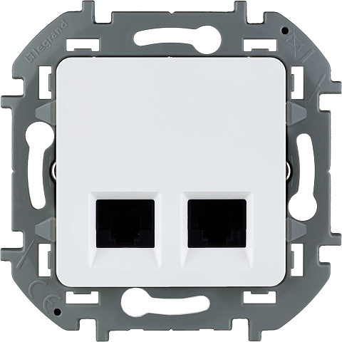 Legrand INSPIRIA Белый Двойная розетка RJ 45 - категория 6 - UTP