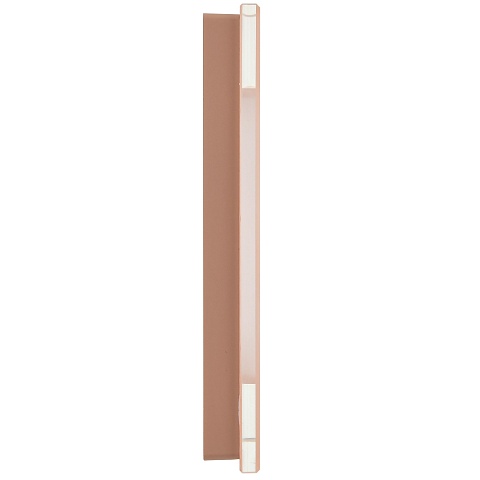IEK BRITE DECOR Персик матовый стекло Рамка 1-мест. РУ-1-2-БрП