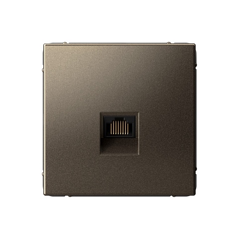 Systeme Electric ArtGallery Мокко Розетка компьютерная RJ45, кат. 5е, механизм