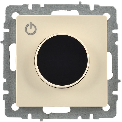 IEK BRITE BASE Бежевый Термостат электронный с инд. ТС10-1-БрКр (терморегулятор)
