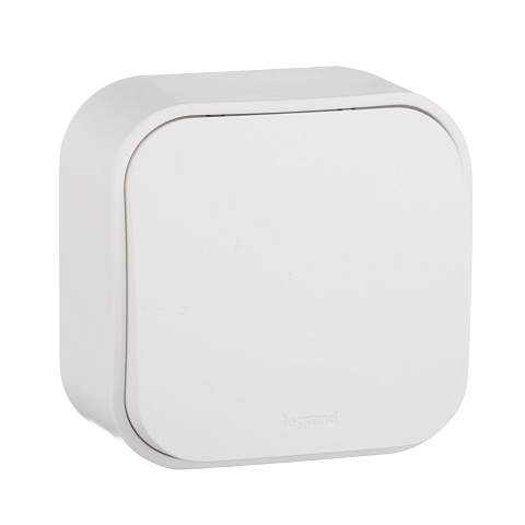 Legrand Quteo Белый Кнопка 1-клавишная 6А