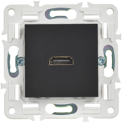 IEK SKANDY Черный Розетка HDMI SK-H01Bl